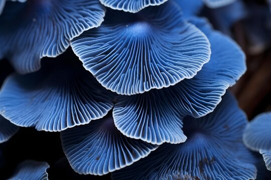 Blue meanie mushroom (panaeolus cyanescens)– Generative AI