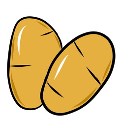 Potato cartoon
