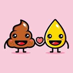 poo and piss love each other