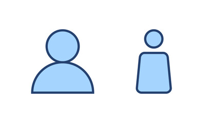 Obraz premium User icon vector. person sign and symbol. people icon.