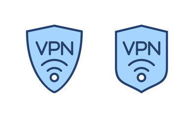 Vpn icon vector. Private network sign and symbol. virtual private network icon.