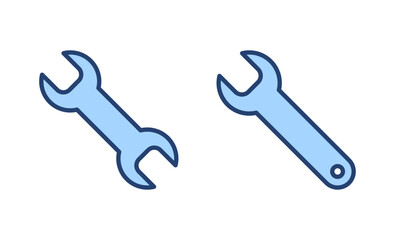 Wrench icon vector. repair icon. tools sign and symbol