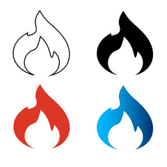 Abstract Hot Post Silhouette Illustration