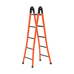 Folding ladder icon