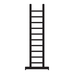 Folding ladder icon
