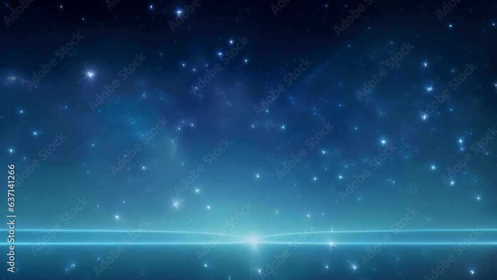 Poster a deep navy backdrop dd with a starfirelike glow creating points of shimmering light within the dept