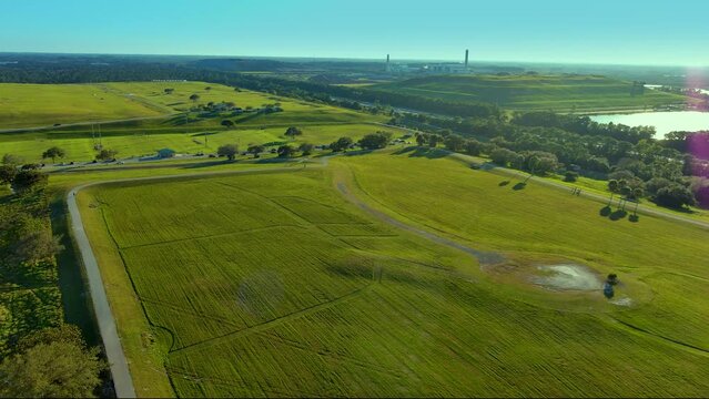 Aerial Landfill at Dyer Park florida