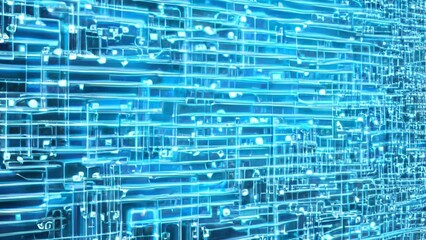 Abstract circuit board futuristic technology processing background