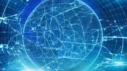 Abstract circuit board futuristic technology processing background