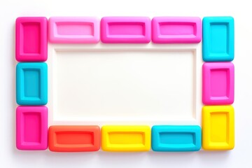 Fototapeta premium Mockup photo frames, Empty abstract shape framing for your design. template for picture, painting, poster, lettering or photo gallery