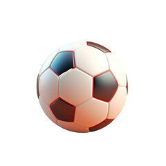 Fototapeta premium Football involves playing with a ball