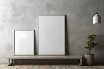 Serene Contemporary Interior, generative ai