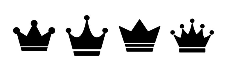 Crown Icon vector. Crown symbol for web site design,