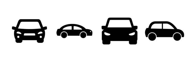 Obraz premium Car icon vector. Car sign. sedan