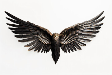 Obraz premium angel wings isolated on white