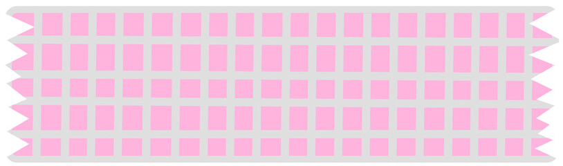 Pink striped washi tape