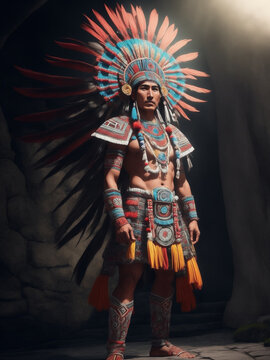 guerreros aztecas y mayas