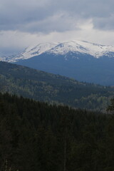 Obraz premium clouds over the mountains