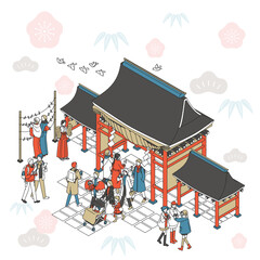 初詣　イメージ