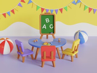 3D Kid Kindergarten Class