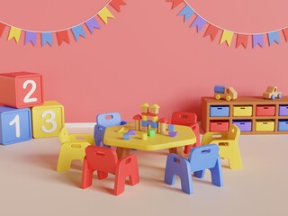 3D Kid Kindergarten Class