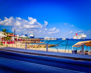 Fototapeta na wymiar Beautiful scenic view of Cayman Island