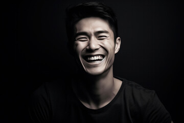 Obraz premium Man portrait studio (AI Generated) 