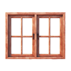 Windows made of wood