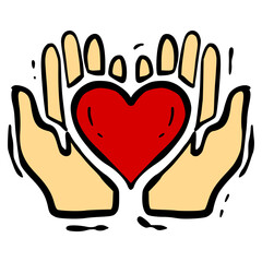 mom baby love care Charity icon