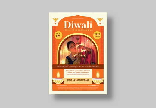 Diwali Flyer Template