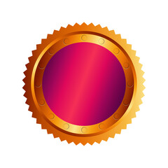 luxury purple gold award element design