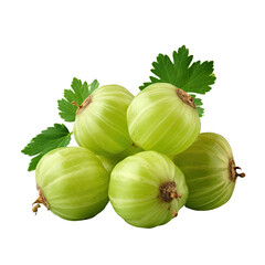Indian gooseberry photographed on transparent background with transparent background
