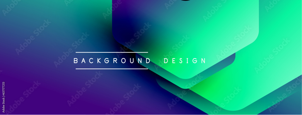 Poster energetic geometric background featuring an array of dynamic arrows in harmonious motion, evoking se