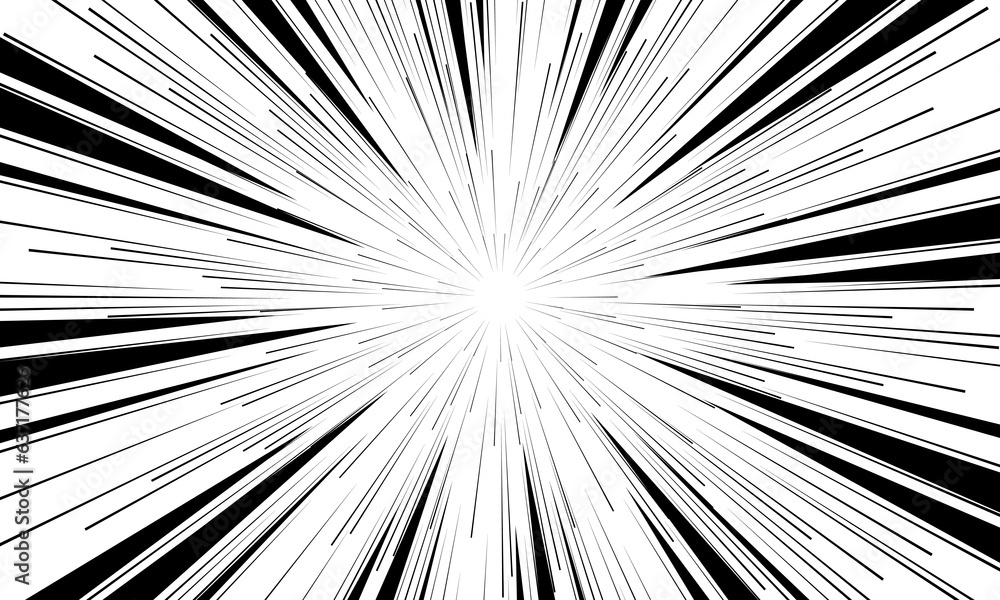 Aufkleber white abstract background with futurisctic and modern and black ray burst style speed vector design