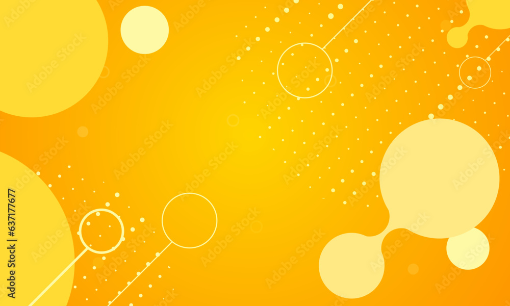 Aufkleber abstract liquid shape orange gradient template banner with gradient color dot technology background 