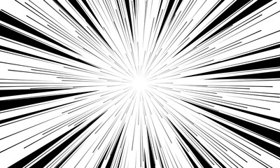 White abstract background with futurisctic and modern and black ray burst style speed vector design