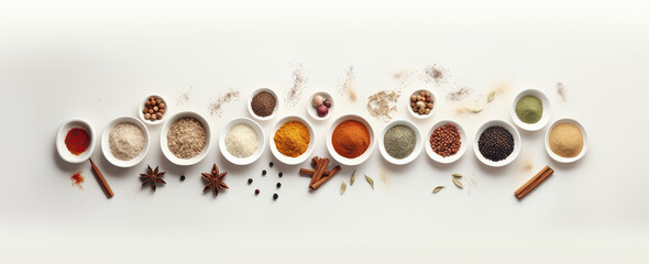 various spices of different colors and textures in bowl