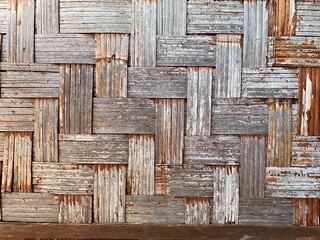 old wicker bamboo background