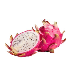 transparent background showcases pitaya also known as dragon fruit a nutritious food for healthy diets