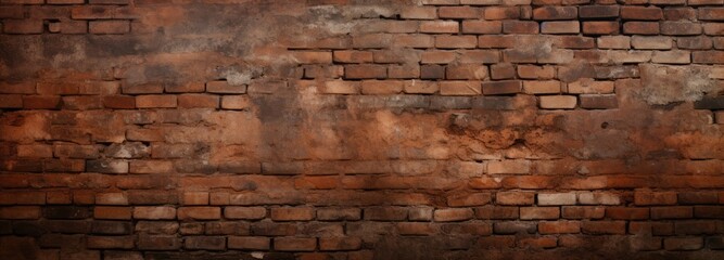 Discover the understated elegance of a simple brown brick wall background, presented in a refined artistic style