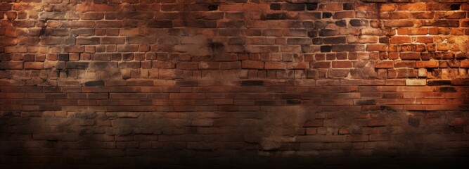 a captivating brown brick wall background, seamlessly blended into a lo-fi aesthetic.