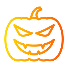 pumpkin gradient icon
