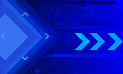 blue circuit hi tech technology lines connection networking abstract background