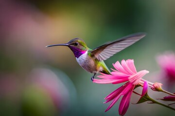 hummingbird in flight generated Ai