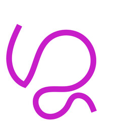 Purple squiggly line 