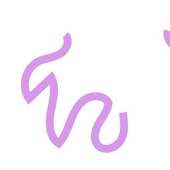 Purple squiggly line 