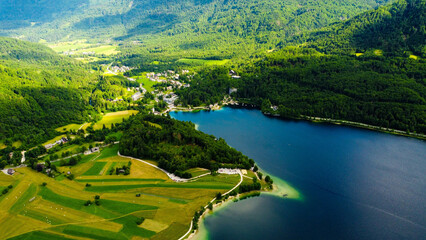 Lake Bohinj, Slovenia. Amazing mountains