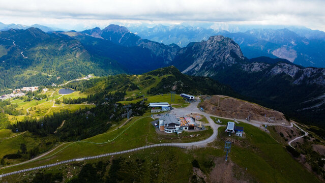 Nassfeld ski resort, mountains, Austria