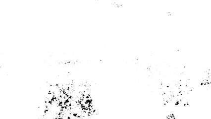 Black Grainy Texture Isolated On White Background. Dust Overlay. Dark Noise Granules. Digitally Generated Image.