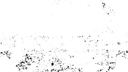 Black dust isolated on white background. Template for projects. Small particles fly and swirl.
